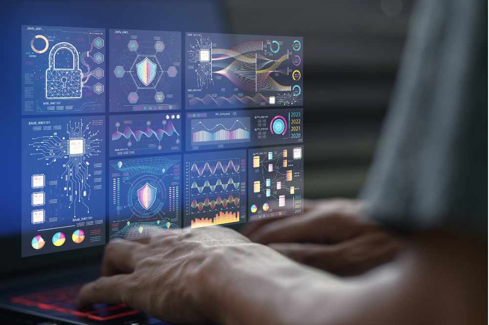 Analytics on a screen